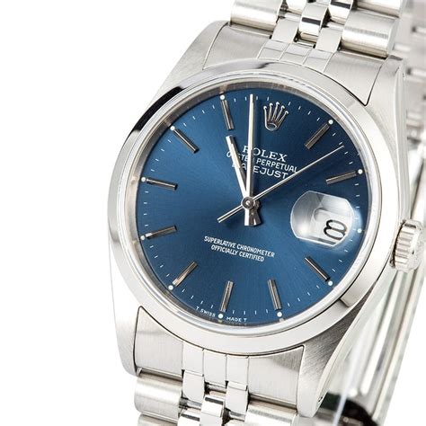 rolex datejust 16200 blue dial|rolex datejust price guide.